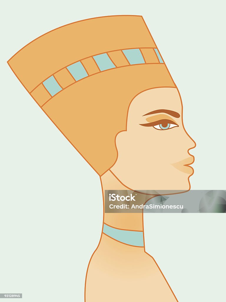 Ägyptische Frau - Lizenzfrei Pharao Vektorgrafik