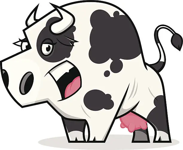 Vector illustration of ThE CoW