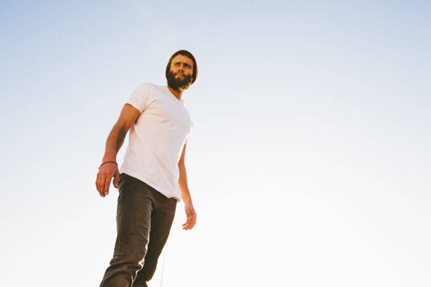 istock Skateboarder hipster skating in the city park 931296610
