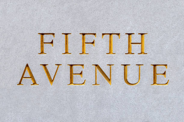 istock Fifth Avenue cut type on granite rock 931300260