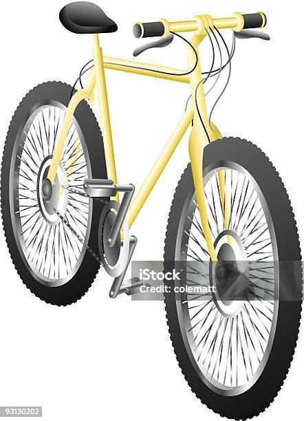 Ilustración de Bicicleta y más Vectores Libres de Derechos de Aluminio - Aluminio, Andar en bicicleta, Asistencia sanitaria y medicina