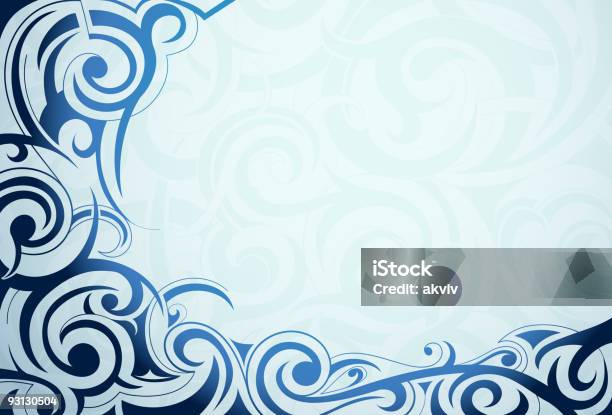 Decorative Frame Stock Illustration - Download Image Now - Abstract, Backgrounds, Blue