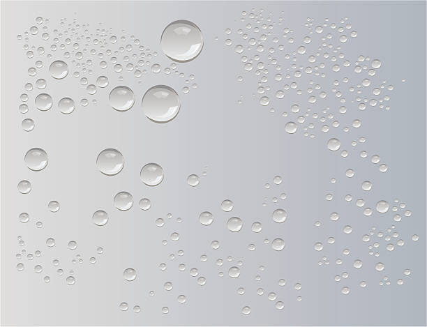 water drops vector vector art illustration