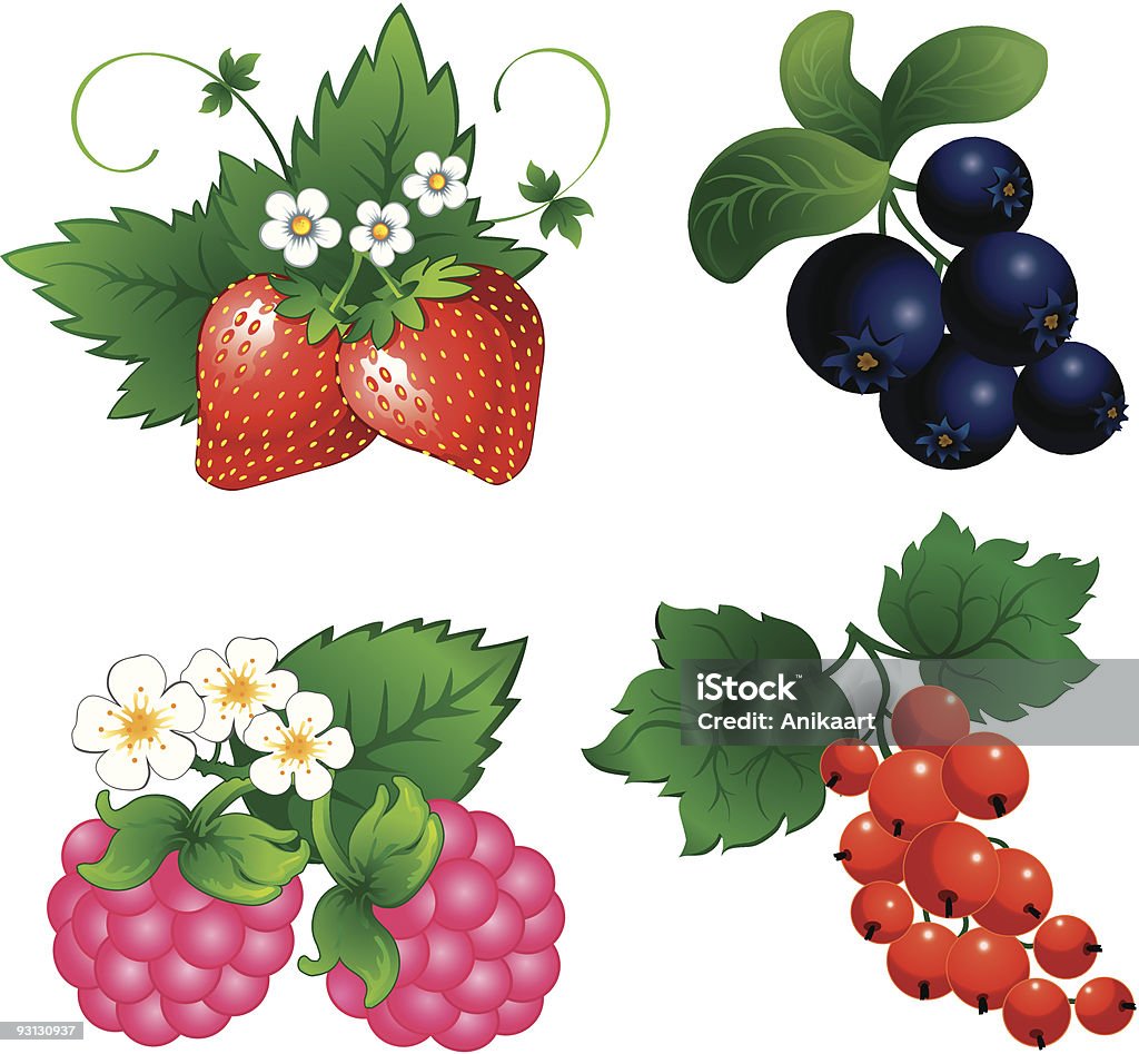 Ensemble de berry - clipart vectoriel de Aliment libre de droits