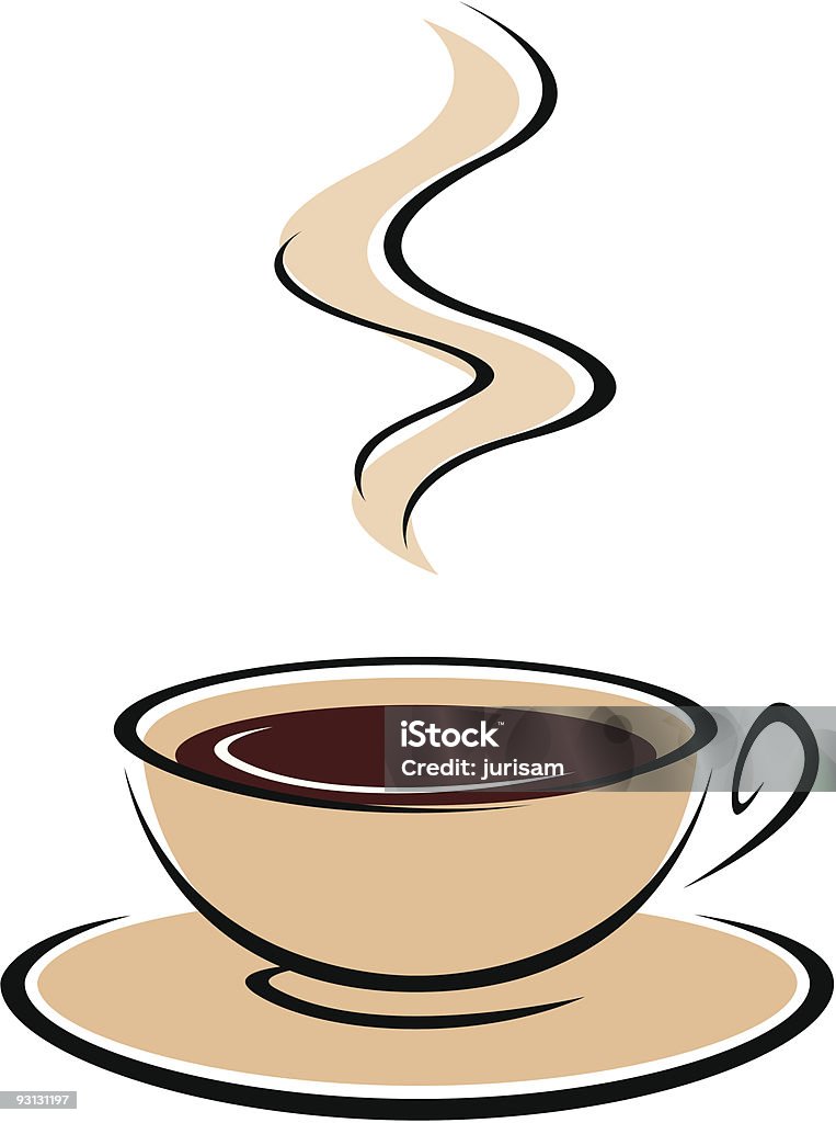 Taza de café. - arte vectorial de Bebida libre de derechos