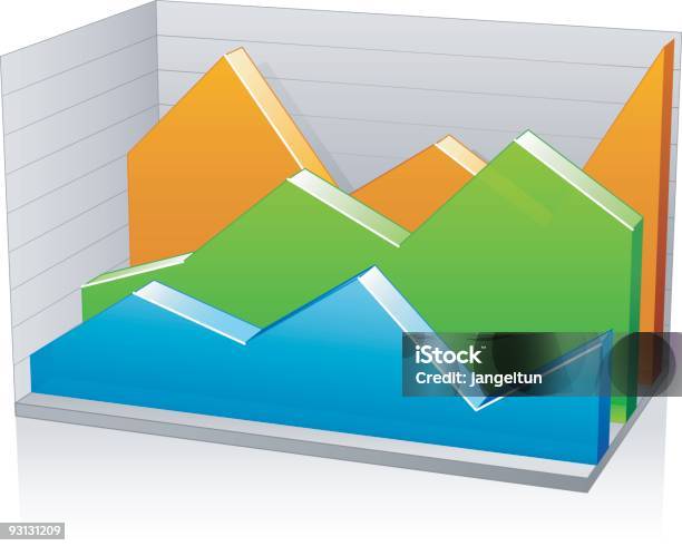 Obszar Wykres Wektorowe - Stockowe grafiki wektorowe i więcej obrazów Biznes - Biznes, Biznes finanse i przemysł, Dane