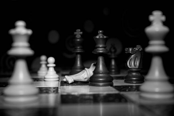 istock Chess photographed on a chessboard 931318874