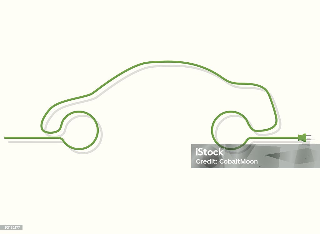 Green Energy Design  Electric Car stock vector