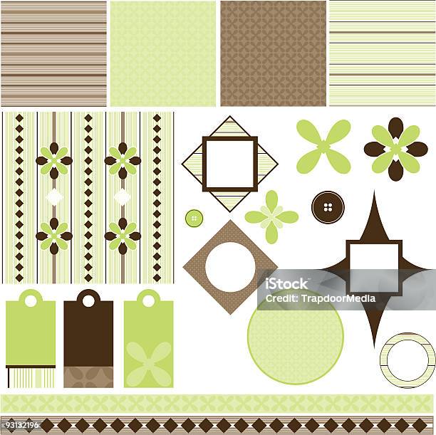 Vector Scrapbook Pages Stock Illustration - Download Image Now - Artist, Backgrounds, Book