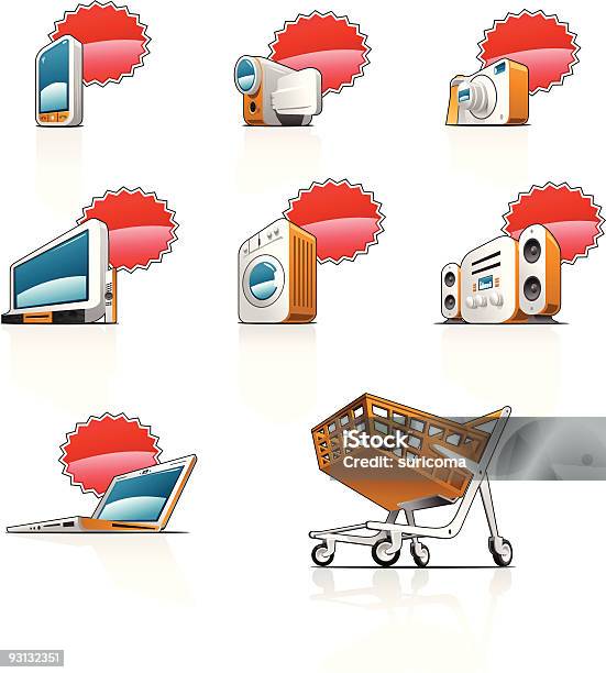 Website And Internet Icons Stock Illustration - Download Image Now - Audio Cassette, Camera - Photographic Equipment, Color Image