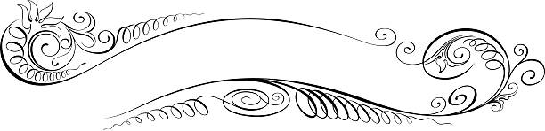 vectorized スクロールデザイン 1-91905 - swirl squiggle scroll shape decoration点のイラスト素材／クリップアート素材／マンガ素材／アイコン素材