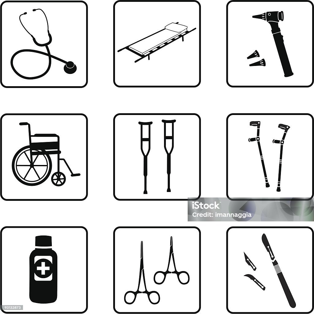 iMedical outils - clipart vectoriel de Antiseptique libre de droits