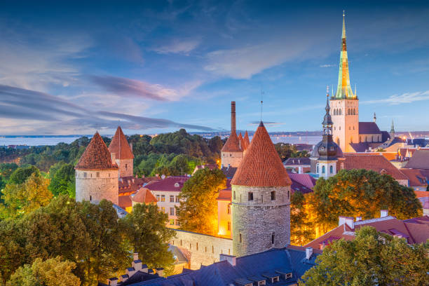 istock Tallinn, Estonia Historic Skyline 931328966