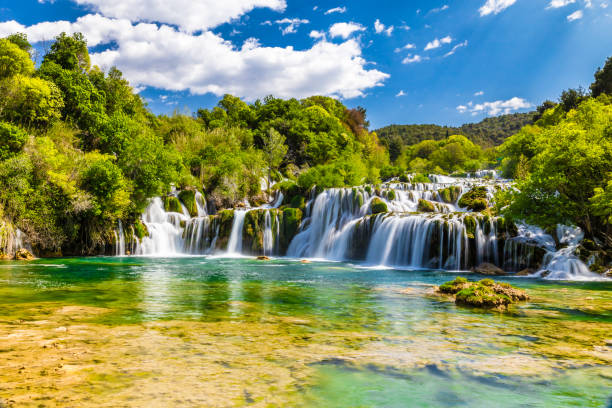 istock Waterfall In Krka National Park -Dalmatia, Croatia 931331296