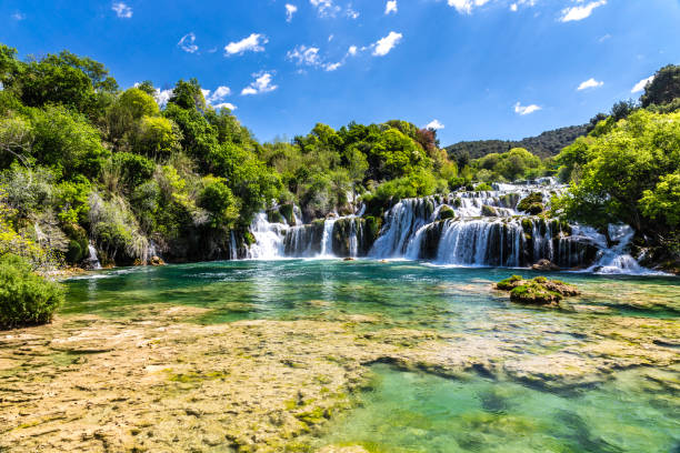 istock Waterfall In Krka National Park -Dalmatia, Croatia 931331686