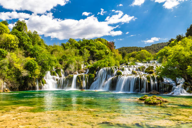 istock Waterfall In Krka National Park -Dalmatia, Croatia 931332292