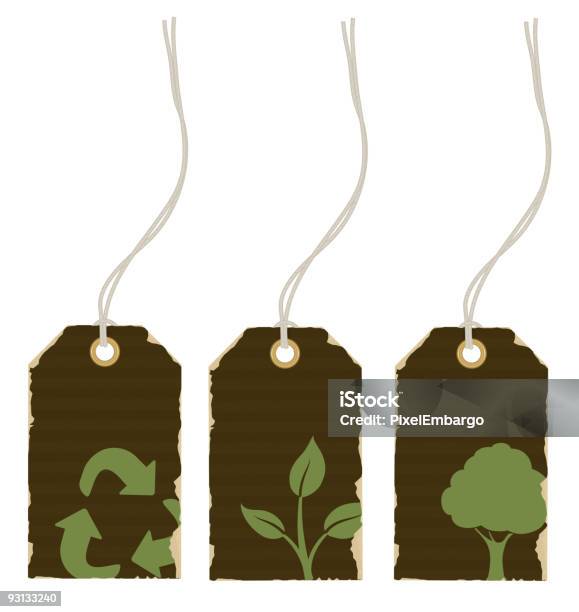 Cartellini Del Prezzo - Immagini vettoriali stock e altre immagini di Albero - Albero, Ambiente, Attaccato