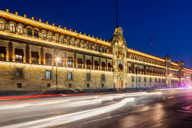 istock National Palace in Mexico City at night 931333304
