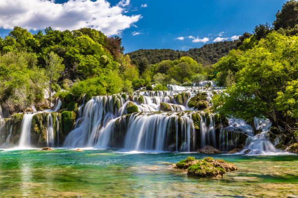 istock Waterfall In Krka National Park -Dalmatia, Croatia 931333454