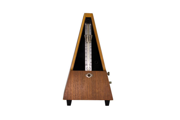 istock Vintage Metronome Isolated On White Background. Musical Equipment 931334178