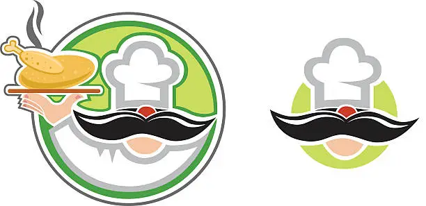 Vector illustration of Gourmet Chef