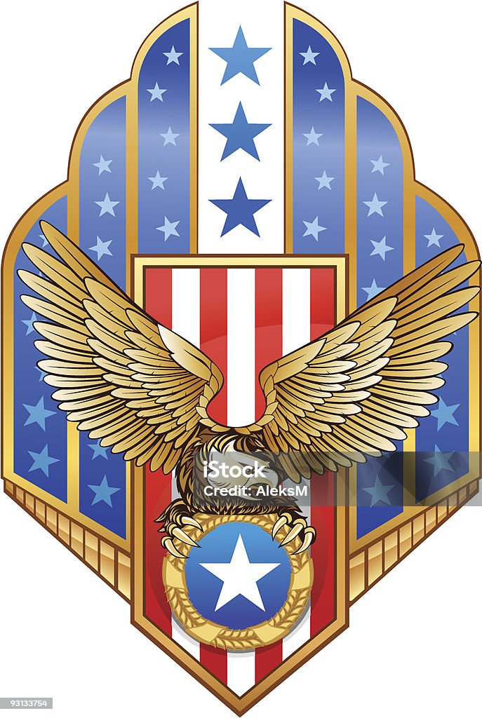 American Eagle - Grafika wektorowa royalty-free (Bielik amerykański)