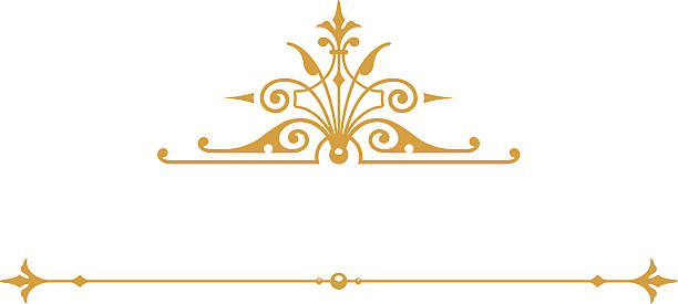 ilustrações, clipart, desenhos animados e ícones de role 2-81204 (vector - victorian style frame ornate black border