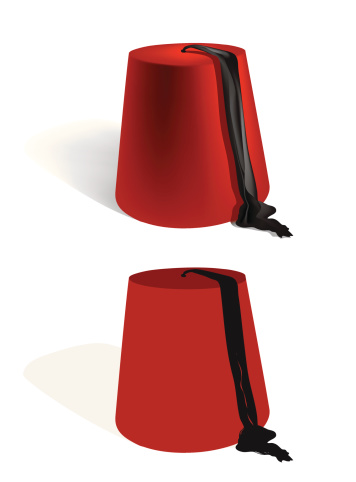 Fez Shape Egyptian Fez Stock Illustration - Download Image Now - Fez - Hat, Fez ...