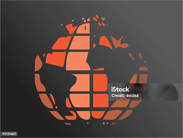 Świat Globe - Stockowe grafiki wektorowe i więcej obrazów Ameryka - Ameryka, Bez ludzi, Biznes międzynarodowy
