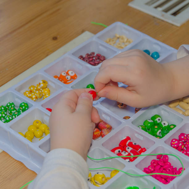 istock closeup of a child bracelet set beads 931346698