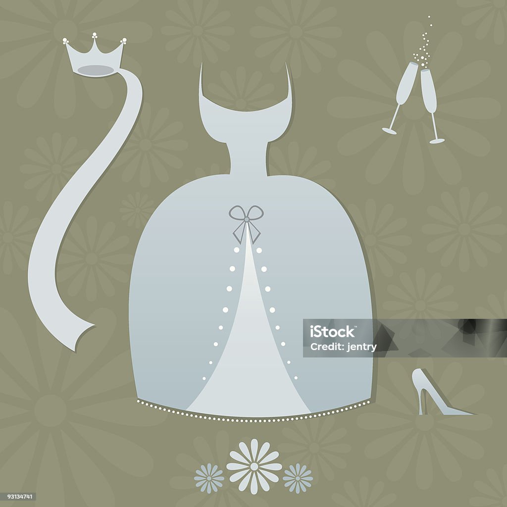 Blue ślub elementów - Grafika wektorowa royalty-free (Bez ludzi)