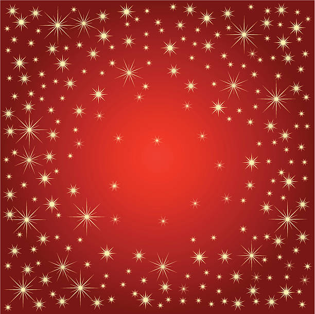 Magic Christmas Background vector art illustration