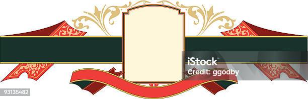 Ribbon Panel Vector Stock Illustration - Download Image Now - Art Nouveau, Border - Frame, Picture Frame