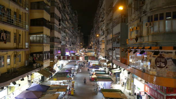 istock Night market in Mong Kok, Hong Kong 931363766