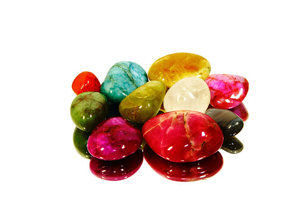 Beautiful Gem Stones stock photo