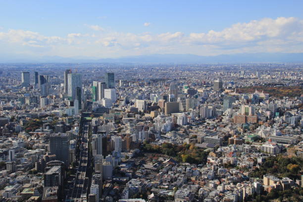 istock Tokyo aerial cityscape, Japan 931400236