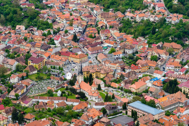 istock Top Down View of Brasov 931409038