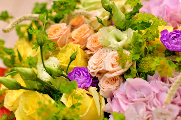 istock close-up bouquet of different flowers 931418270