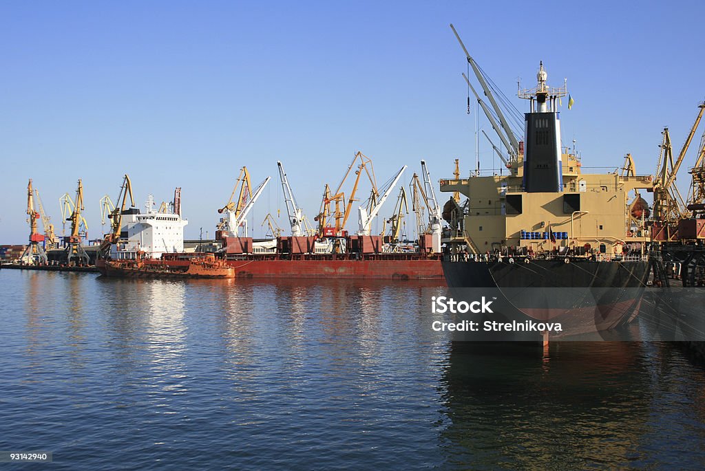 Navios de carga seca - Royalty-free Atracado Foto de stock