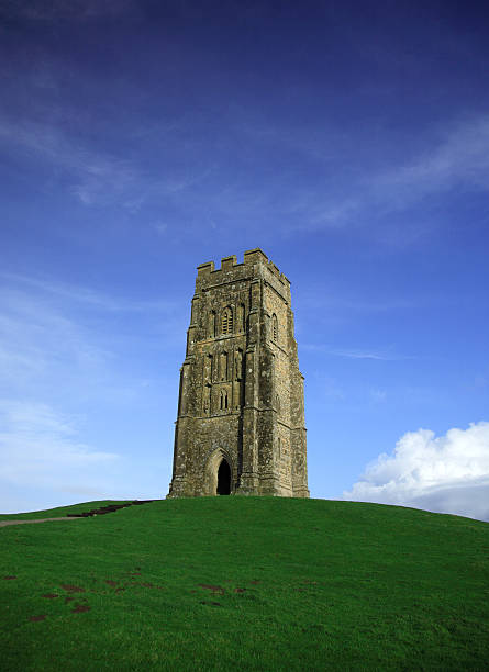 istock Glastonbury Tor against a vivid blue sky 93143076
