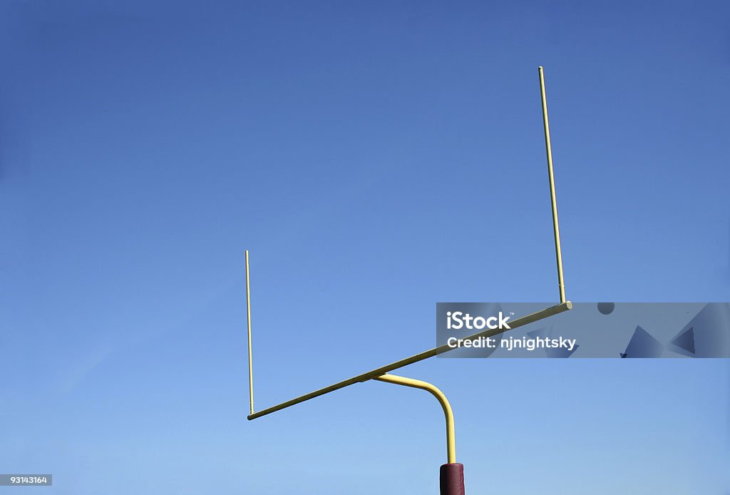 Calcio Goalpost - Foto stock royalty-free di Porta del football americano