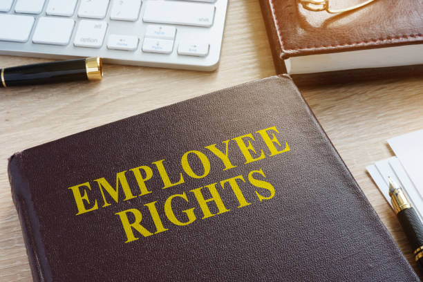 Book about employee rights in an office. Book about employee rights in an office. labor union stock pictures, royalty-free photos & images