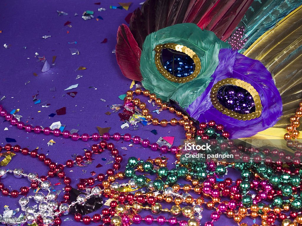 Mardi Gras - Foto de stock de Abalorio libre de derechos