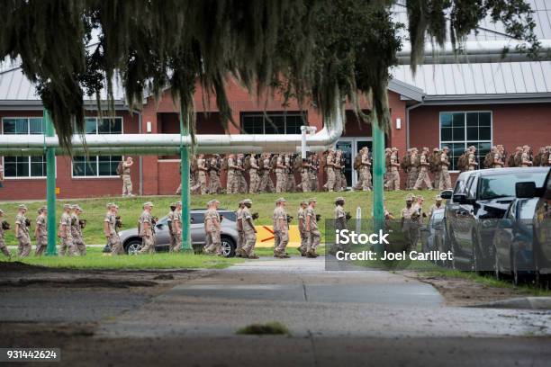 Marine Corps Basic Training At Parris Island South Carolina Stock Photo - Download Image Now