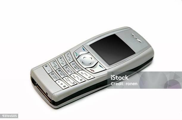 Cell Phone In White Isolated Stock Photo - Download Image Now - Blank, Business, Color Image