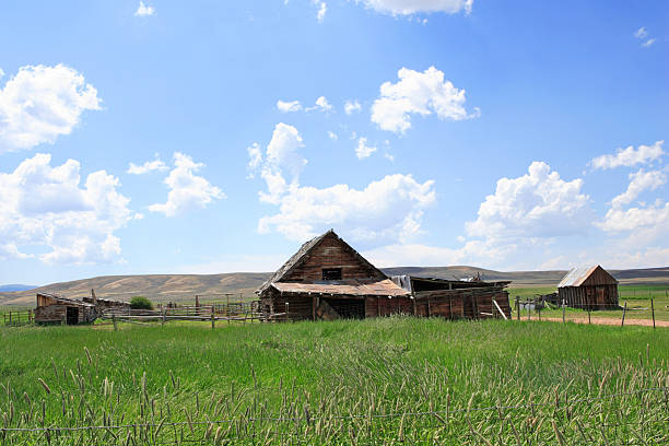 istock Old farm in Wyoming countryside 93144571