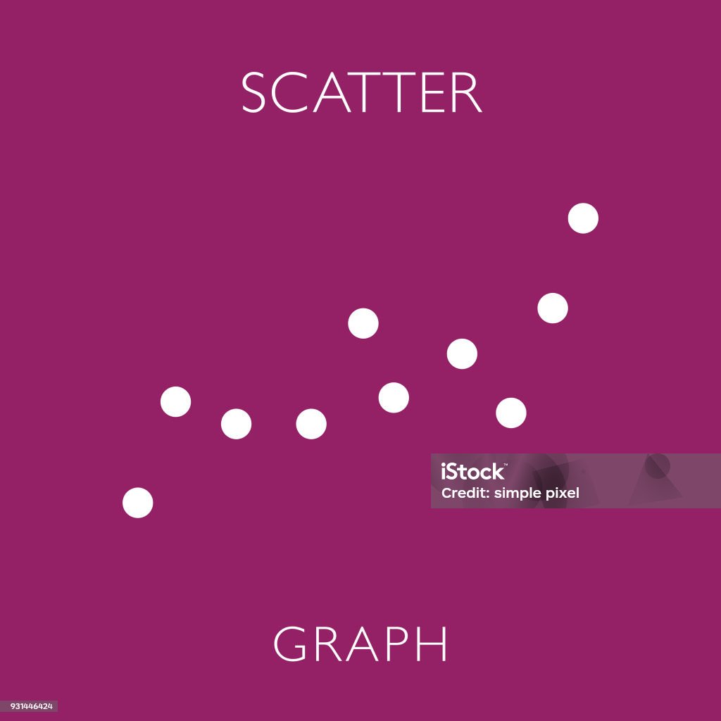 Scatter Graph Vector Scatter Graph Stock Illustration - Download Image Now - Business ...