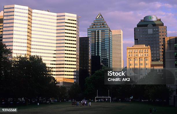 Sunset On Downtown Montreal Stock Photo - Download Image Now - University, Architecture, Autumn