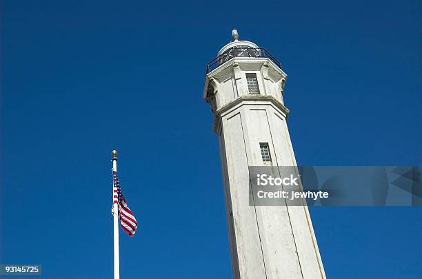 Foto de Ilha De Alcatraz e mais fotos de stock de Arquitetura - Arquitetura, Azul, Bandeira Norte-Americana