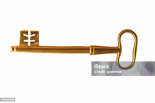 Llave De Oro Foto de stock y más banco de imágenes de Abrir con llave - Abrir con llave, Accesibilidad, Actividad física